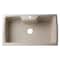 Alfi Brand Biscuit 35" Drop-In Sgl Bowl Granite Composite Kitchen Sink AB3520DI-B - alternate 6